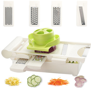 Cortador de Verduras Manual de 5 Cuchillas, Rebanador de Verduras, Mandolina - Product Image 5