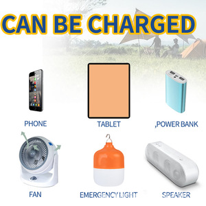 กระเป๋าแผงโซลาร์พับได้พร้อมที่ชาร์จ USB สำหรับโทรศัพท์มือถือกลางแจ้ง - Product Image 5