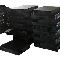 Carcasa de Metal Personalizada OEM, Chasis Metálico con Recubrimiento de Polvo Negro, Caja de Acero para Equipos Electrónicos de Fábrica