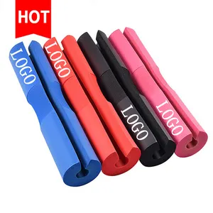 Custom palestra Fitness sollevamento pesi collo cuscinetto protettivo per spalle bianco rosa verde eva schiuma bilanciere Pad squat impostato per le spinte dell'anca