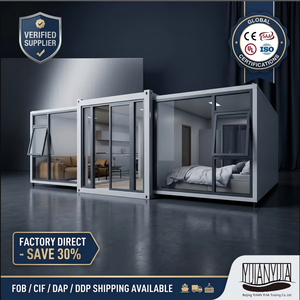 Maison pliable personnalisable de 20 pieds, maisonnette préfabriquée moderne pour locations de vacances et sites de glamping haut de gamme - Product Image 1