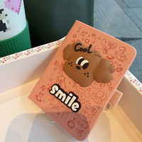 Carnet de notes mignon motif chiot de dessin animé, journal créatif pour étudiant, design chien Kawaii, esthétique élevée, carnet de mémos féminin, journal intime, papeterie, cadeau