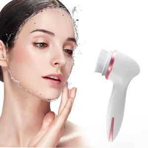 Brosse nettoyante électrique 3-en-1 sans fil sonique pour le visage, en silicone, marque distributeur - Product Image 3