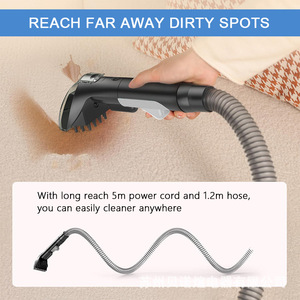 Supsell Fabric Cleaning Machine 1-2L Water Tank Stain Remover Carpet Sofa Cleaner Portable Household Appliance - Product Image 3