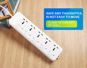 <strong>US</strong> UK EU Universal Power Strip <strong>Multi</strong> <strong>Plug</strong> Travel Power Extension Board With 3 USB Port Output <strong>Socket</strong> - Product Image 2