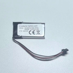 Baterai Pengganti Li-Polymer Isi Ulang yang Kompatibel untuk KENWOOD KNA-DR300/KNA-DR350/DRV-630/DRV-610 (4-pin Stok) - Product Image 1