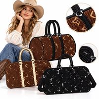 Patch brodé thermocollant ou à coudre pour sac à main de luxe, sac à bandoulière pour femme, marron et noir, tendance, vente en gros