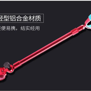 ที่วางคันเบ็ดอลูมิเนียมอัลลอยด์แบบแขวนด้านหลัง พับได้ ปรับได้หลายทิศทาง สีน้ำเงิน สีแดง สีดำ ใช้ได้กับทุกประเภท - Product Image 4