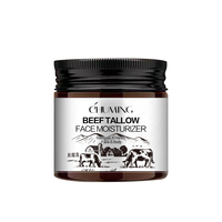 Produits de soin de la peau à base de graisse de bœuf nourrie à l'herbe et de miel, crème hydratante pour le visage et le corps avec acide hyaluronique et beurre de karité