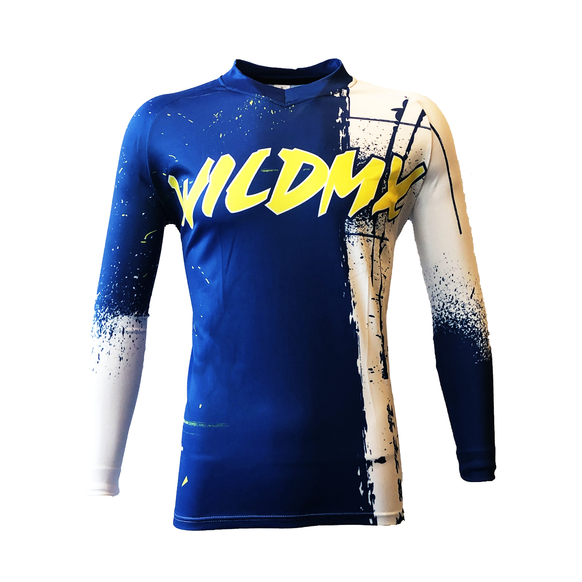 Wildmx Personalized Custom Men's Cycling Jersey Short Sleeves Biking Shirts Team Jersey Shirts Mountain Bicycle Top