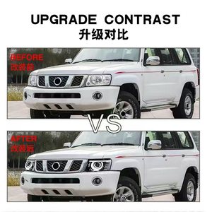 Faros delanteros compatibles con los modelos Nissan Patrol Y61 de 2004-2022, incluyendo faros LED y faros láser. - Product Image 4