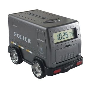 JS1305A <span class=keywords><strong>Efectivo</strong></span> Camión Ahorro Caja de dinero Mini Moneda Hucha <span class=keywords><strong>Despertador</strong></span> para niños Regalos de cumpleaños - Product Image 1