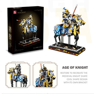 JIESTAR JJ9050 1247 pièces Série Cinéma Chevalier Médiéval Modèle de Blocs de Construction Ornementaux Jouet Éducatif Technique Cadeau de Festival - Product Image 3