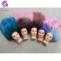 Cosmétologie cheveux synthétiques bouclés coupe tresses pratique coiffure Mannequin poupées style professionnel barbier formation tête