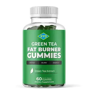 Private label metabolismo booster gummy perdita di peso Matcha tè verde Gummies brucia grassi dimagranti Matcha Gummies