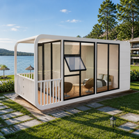 Maison Modulaire Apple Cabin, Pod Apple Cabin, Conteneur de Couchage de Luxe pour Hôtel, Resort, Villa