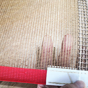 Sabuk Konveyor Jaring Ptfe Serat Kaca Dilapisi Kain <span class=keywords><strong>Kevlar</strong></span> 4X4 10X10 Suhu Tinggi - Product Image 3