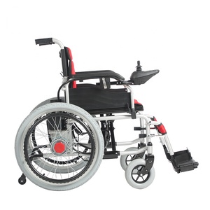 Silla <span class=keywords><strong>de</strong></span> <span class=keywords><strong>Ruedas</strong></span> Eléctrica Plegable Ligera y Económica 2020 para Ancianos y Personas <span class=keywords><strong>con</strong></span> Discapacidad - Product Image 5