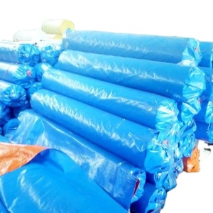 <strong>Blue</strong> Pe Tarpaulin Plastic Base <strong>Material</strong> 2mx100m Pe Tarpaulin Roll Double Side Water Proof Pe Tarpaulin Woven Poly Tarp Rolls - Product Image 6
