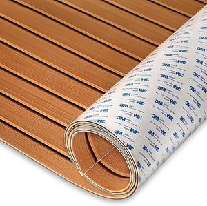 Revêtement de pont de bateau composite en <span class=keywords><strong>mousse</strong></span> EVA de qualité marine supérieure, antidérapant, imitation teck synthétique - Product Image 3