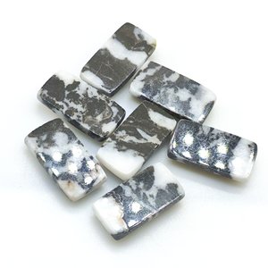 Zebra Jasper 20x10mm Rectángulo Corte Cabujón Ajuste de joyería - Product Image 4