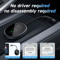 Adaptateur sans fil CarPlay Android Auto Bluetooth 5.4 WiFi6 avec câble de charge USB 15W pour navigation multimédia et musique, compatible universel