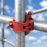 Coupleur d'angle droit pour échafaudage en acier Q235 galvanisé, pince de fixation pour tuyaux d'échafaudage avec installation facile pour les travaux de construction