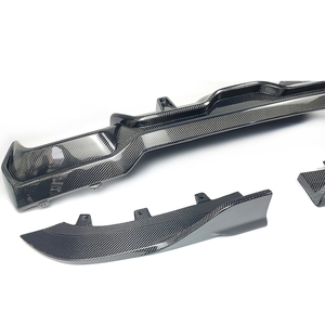 Difusor Trasero Estilo <span class=keywords><strong>S</strong></span> de Fibra de Carbono G22 para BMW Serie 4 G23 G22, Kit de Carrocería, Alerón Trasero, Canards, Splitter - Product Image 2