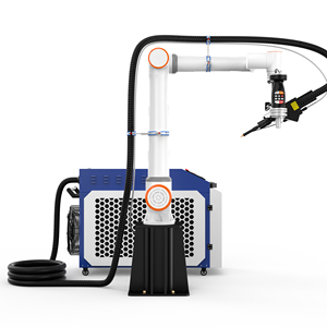 Robot de Soldadura Colaborativo de 6 Ejes, Cobot Portátil con Láser de Fibra para Soldadura de Acero Inoxidable en Línea de Fabricación de Metales - Product Image 5