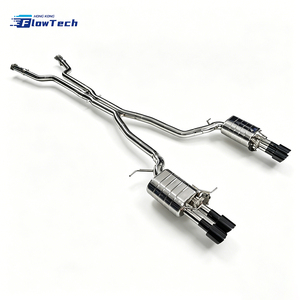 Sistema de Escape Catback de Alto Rendimiento para BMW M5 F10 X5 F15 4.4T S63, Silenciador con Válvulas de Acero Inoxidable SS 304 con Control Remoto - Product Image 3