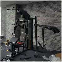 Multi Station Pleine Body Building Résistance Équipements Intégrés 4 Station Home Gym Equipment Fonction Machine