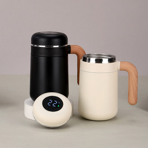 Custom Logo 500ml Led Smart Double Wall 316 Stainless Steel Pot Vacuum Insulated <b>Hot</b> <b>Cold</b> Water Bottle - Product Image 5