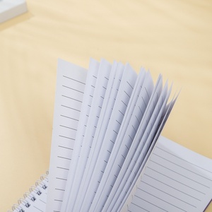 Carnets de notes A5 à spirale, couleur unie, couverture souple, multicolores, pour étudiants, avec logo personnalisé, vente en gros d'usine - Product Image 4