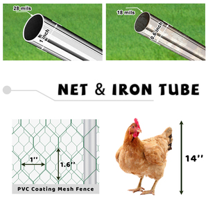 Lớn Thép Không Thấm Nước Lưới Đi Bộ Trong Gia Cầm Hai Lớp Lồng Cho Gà Và Thỏ Nhà Mới Bán Lẻ Hoặc Trang Trại Sử Dụng - Product Image 5