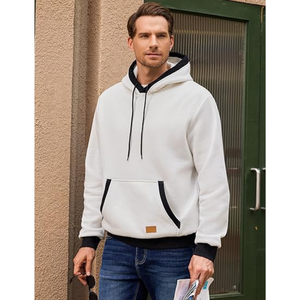 Sudadera con Capucha Extra Grande Informal para Hombre |   Sudadera Cálida y Gruesa de Forro Polar con Capucha, Bolsillo y Opciones de Color Personalizadas |   Fabricante Mayorista - Product Image 4