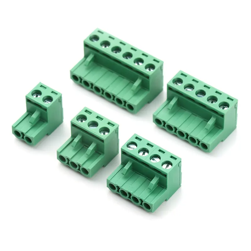 5.08mm plug in Terminal Block PCB 2/3/4/5/6/7/8/9/10/11/12pins 2EDGK 5.08mm pluggable terminal block connectors