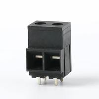 Bloc de bornes à vis haute intensité 135T-10.16mm 65A 1000V, connecteur de soudure PCB 2P 3P noir et vert