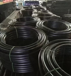 <span class=keywords><strong>2</strong></span> дюйма HDPE черная пластиковая водопроводная труба для сельскохозяйственного орошения высокого давления гибкий рулон поли шланг прочный 100 м длина - Product Image 3