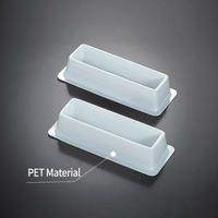 Réservoir de réactifs stérile jetable 25ml 50ml 100ml PS PET à fond en V pour pipette multicanal et cuve à liquide