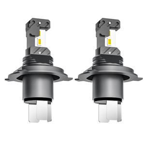 Phare <span class=keywords><strong>LED</strong></span> sans ventilateur H4 H7 40W <span class=keywords><strong>12V</strong></span> 24V Plug and Play 1 <span class=keywords><strong>par</strong></span> 1 identique aux ampoules halogènes 5500K pour accessoires de voiture bmw E61 Canbus - Product Image 2