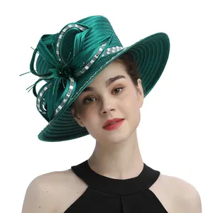 Moda tema parti kilise şapka parti Kentucky ator Kentucky Derby şapkalar ziyafet bez kadınlar için güneş şapkaları düğün