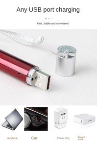 ลดกระหน่ำของเล่นแมวสแตนเลสแบบพกพาได้ไฟเลเซอร์สีแดงเปลี่ยนจุดแบบอินเทอร์แอคทีฟ USB ชาร์จไฟได้ของเล่นสัตว์เลี้ยง - Product Image 4