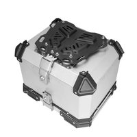 Boîte arrière de moto latérale en alliage d'aluminium, vente en gros