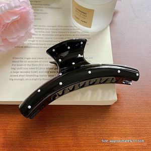 Coréen polyvalent doux <span class=keywords><strong>à</strong></span> pois cheveux griffe Niche personnalité pince <span class=keywords><strong>à</strong></span> cheveux accessoire de mode pour <span class=keywords><strong>chignon</strong></span> en plastique - Product Image 2