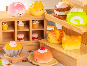 3D resina supermercado juguetes mini casa de muñecas accesorios tostada pastel sándwich Pizza tartas huevo pan miniatura comida cocina niños jugar - Product Image 5