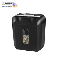 Ofitech-Mini déchiqueteuse électrique portable à coupe croisée, machine à découper les documents, les factures, le papier, la papeterie et le bureau.