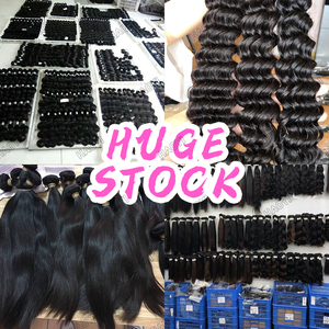 Capelli crudi cambogiani alla rinfusa per intrecciare, venditori all'ingrosso di capelli fasci vergini alla rinfusa, capelli umani di grado 15 - Product Image 5