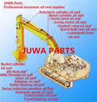 Repuestos JUWA para Miniexcavadora Kubota U08 U10 U15 U17 U20 U25-3S, Brazo de Pluma, Cuchara, Cilindro Hidráulico, Kit de Reparación de Sellos de Aceite