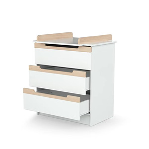 Juego Completo de Muebles para Bebé con Cuna Ajustable y Cambiador para Guardería - Product Image 3