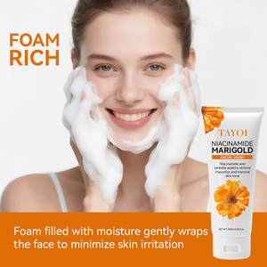Nettoyant Visage Éclaircissant à la Niacinamide Marque Privée Réduction des Pores Contrôle du Sébum Mousse Nettoyante Visage au Soucié - Product Image 2